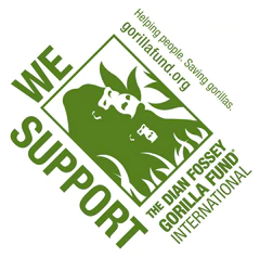 We support The Dian Fossey Gorilla Fund!
